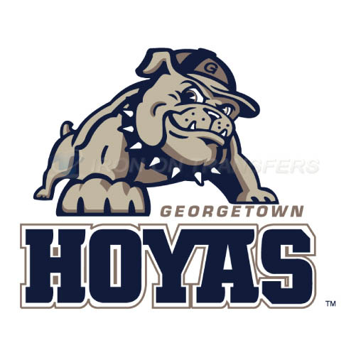 Georgetown Hoyas Iron-on Stickers (Heat Transfers)NO.4457